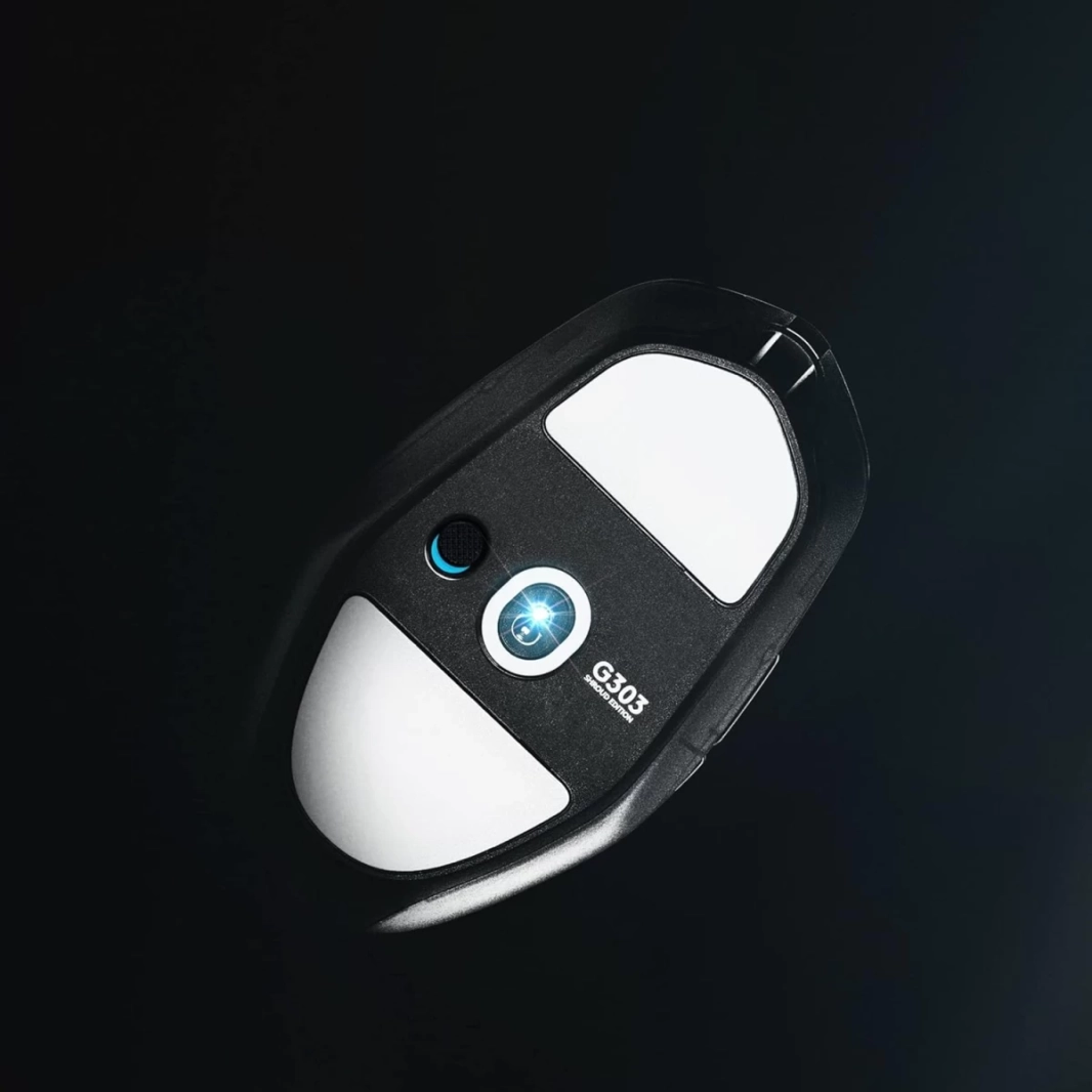 Logitech G303 Shroud Edition Wireless LIGHTSPEED HERO 25K Sensor 25,600 DPI 75 grams 5 buttons 145 Battery Life - Black