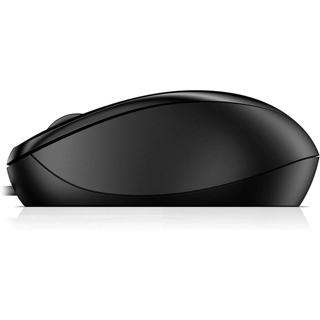 HP 1000 Wired Optical Mouse with 3 Buttons and 1000 DPI - Black