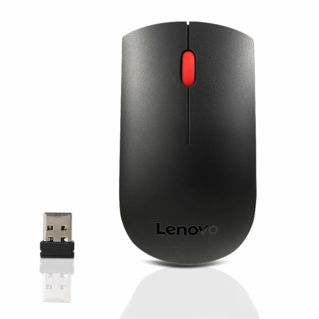 ماوس لينوفو 400 اللاسلكي 1200 نقطة في البوصة، مستشعر بصري، 2.4 جيجا هرتز، USB نانو لاسلكي بثلاثة أزرار