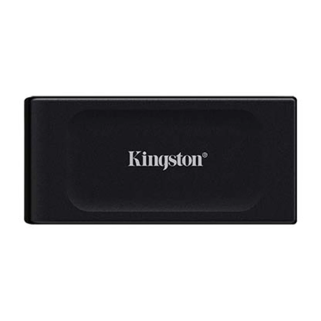 Kingston XS1000 SSD خارجي عالي الأداء بحجم الجيب بسعة 1 تيرابايت مع كابل USB-C إلى USB-A