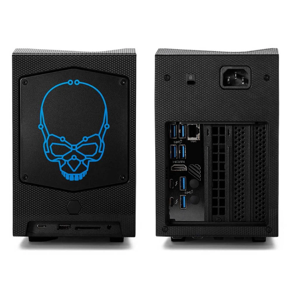 Intel NUC 12 Extreme Kit Bundle (i7-12700 / 16GB-3200 RAM / 1TB NVMe SSD / Intel Iris Xe Graphics / 650-watt 80+ Gold PSU / Wi-Fi 6E / BT V5.2 / PCIe x16 Gen.5 for G.C / Thunderbolt 4 / DOS)(RNUC12DCM