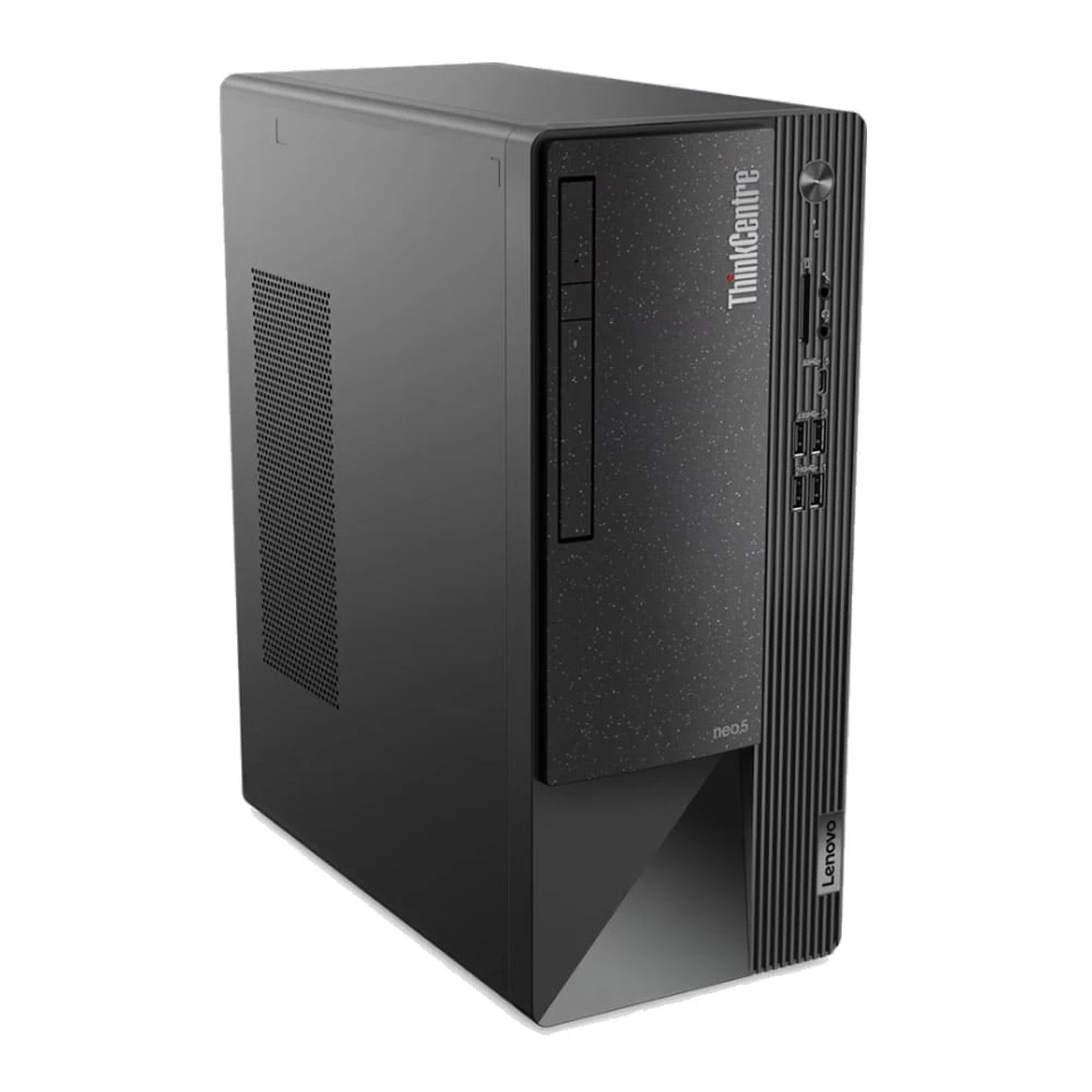 كمبيوتر لينوفو ThinkCentre neo 50t من الجيل الرابع من الجيل الثالث عشر (i3-13100 / 8 جيجابايت DDR4 / 512 جيجابايت NVMe SSD / Intel UHD Graphics 730 / DOS) [ 12JD004NAX ]