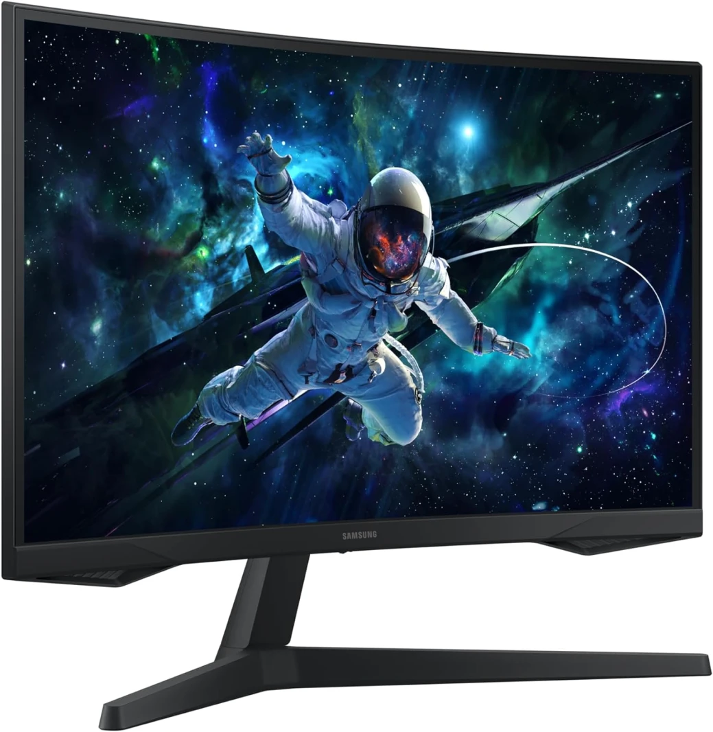 شاشة ألعاب منحنية Samsung Odyssey G5 G55C مقاس 32 بوصة ودقة QHD (2,560 × 1,440) VA HDR10 – LS32CG552