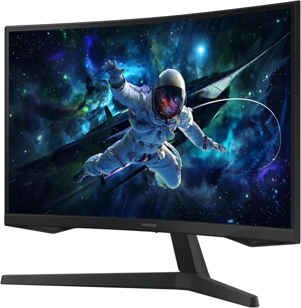 شاشة ألعاب منحنية Samsung Odyssey G5 G55C مقاس 32 بوصة ودقة QHD (2,560 × 1,440) VA HDR10 – LS32CG552