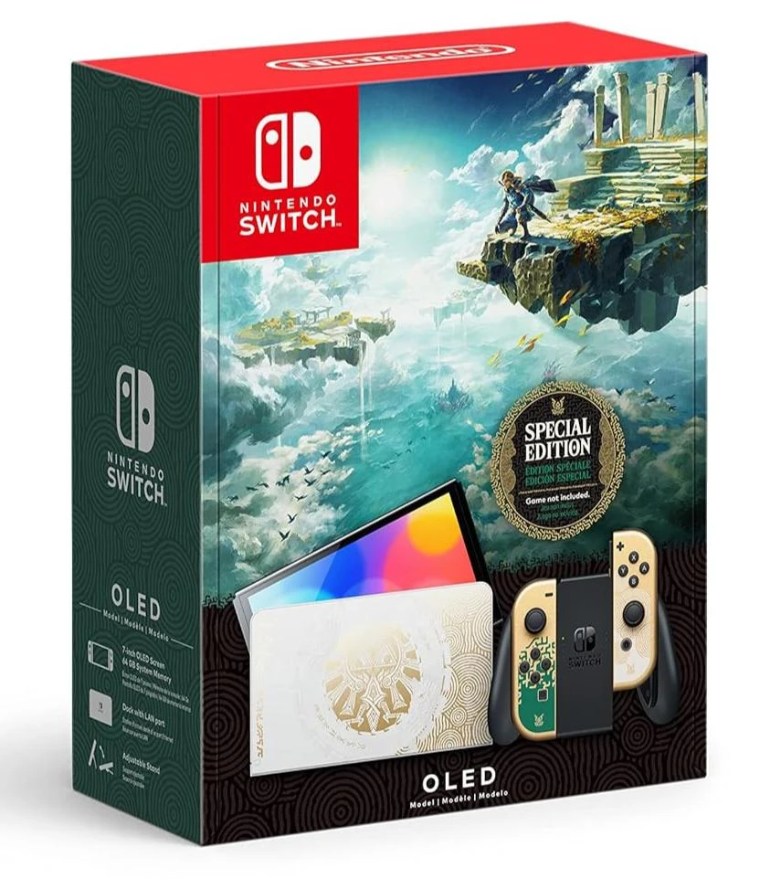 جهاز Nintendo Switch – طراز OLED – إصدار The Legend of Zelda: Tears of the Kingdom