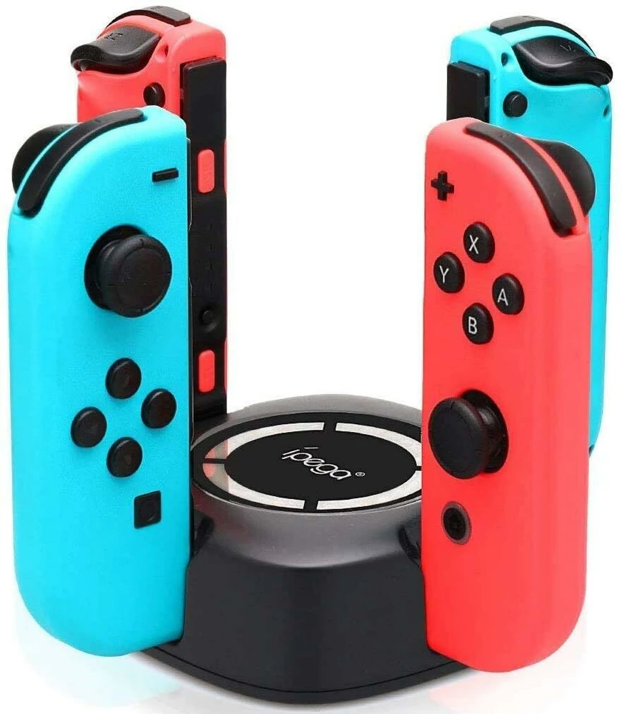 شاحن وحدة تحكم IPEGA Switch، قاعدة شحن Joy-con لجهاز Nintendo Switch