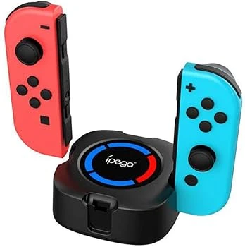 شاحن وحدة تحكم IPEGA Switch، قاعدة شحن Joy-con لجهاز Nintendo Switch