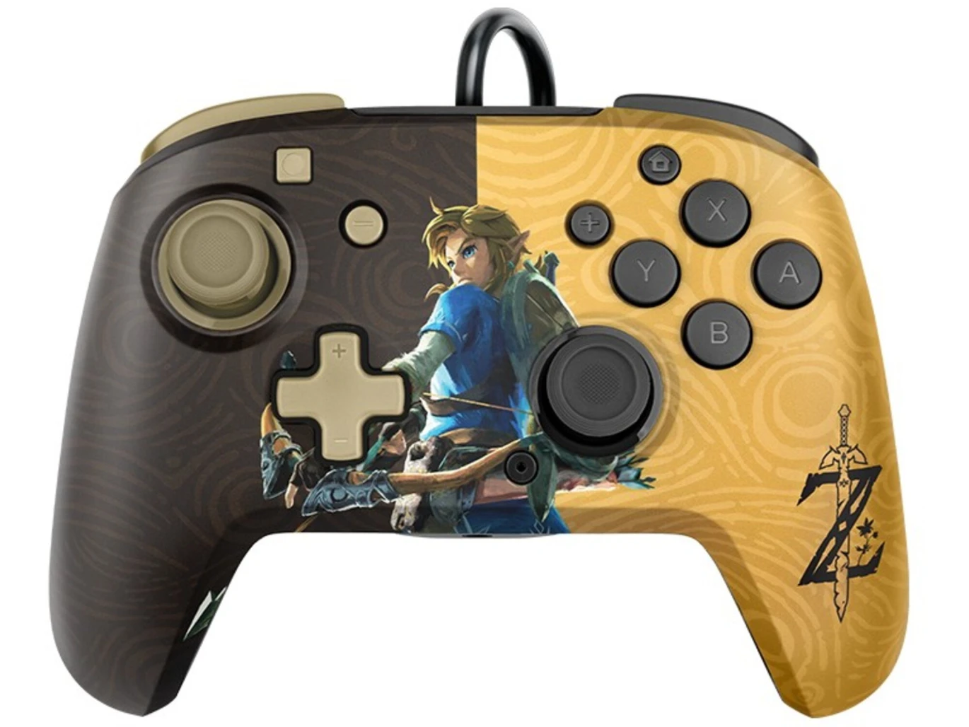 وحدة تحكم سلكية PDP لجهاز Nintendo Switch Rematch Zelda Warrior Link