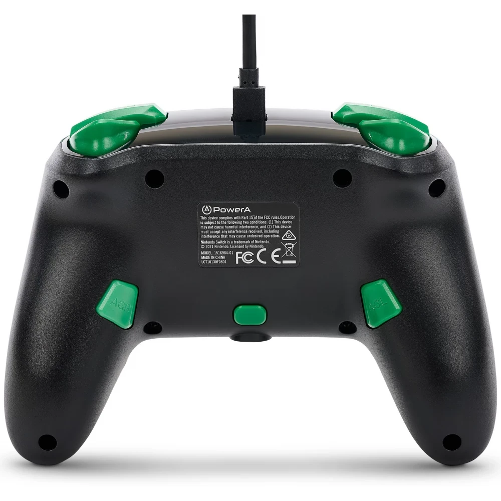 وحدة تحكم سلكية محسّنة من PowerA لجهاز Nintendo Switch - Heroic Link