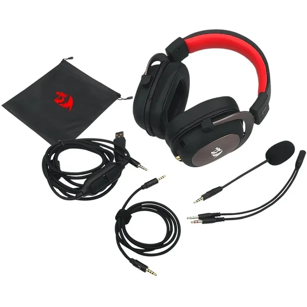سماعة رأس للألعاب Redragon Zeus2 H510-1 - الكل في واحد - أسود