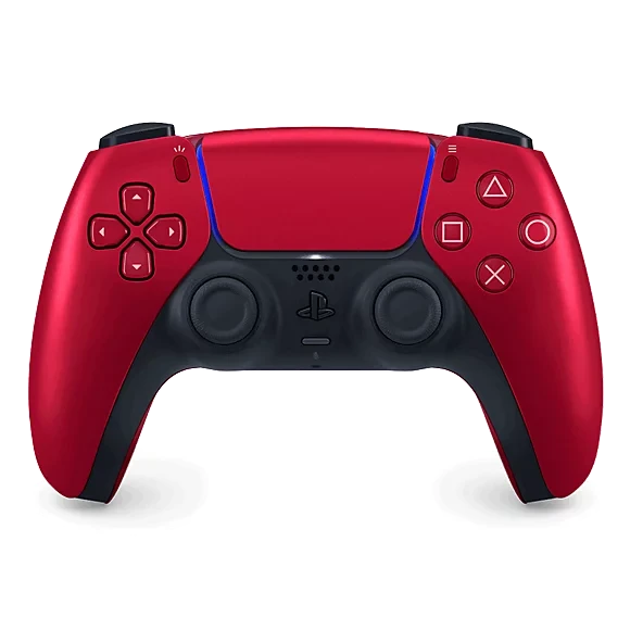 وحدة تحكم لاسلكية DualSense لجهاز PlayStation 5 - أحمر بركاني