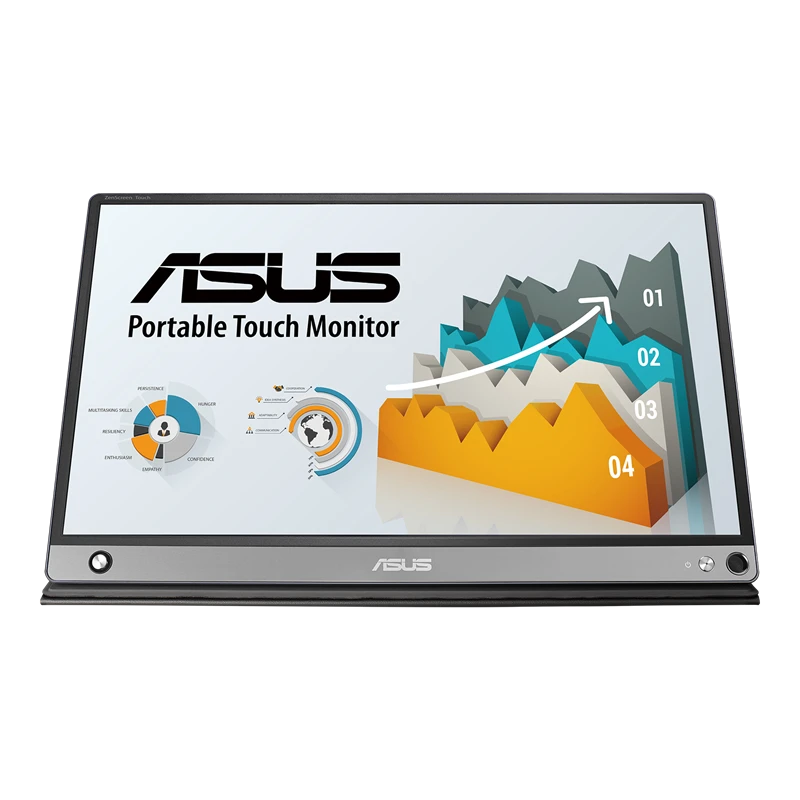 شاشة ASUS ZenScreen MB16AMT تعمل باللمس مقاس 15.6 بوصة FHD IPS المحمولة