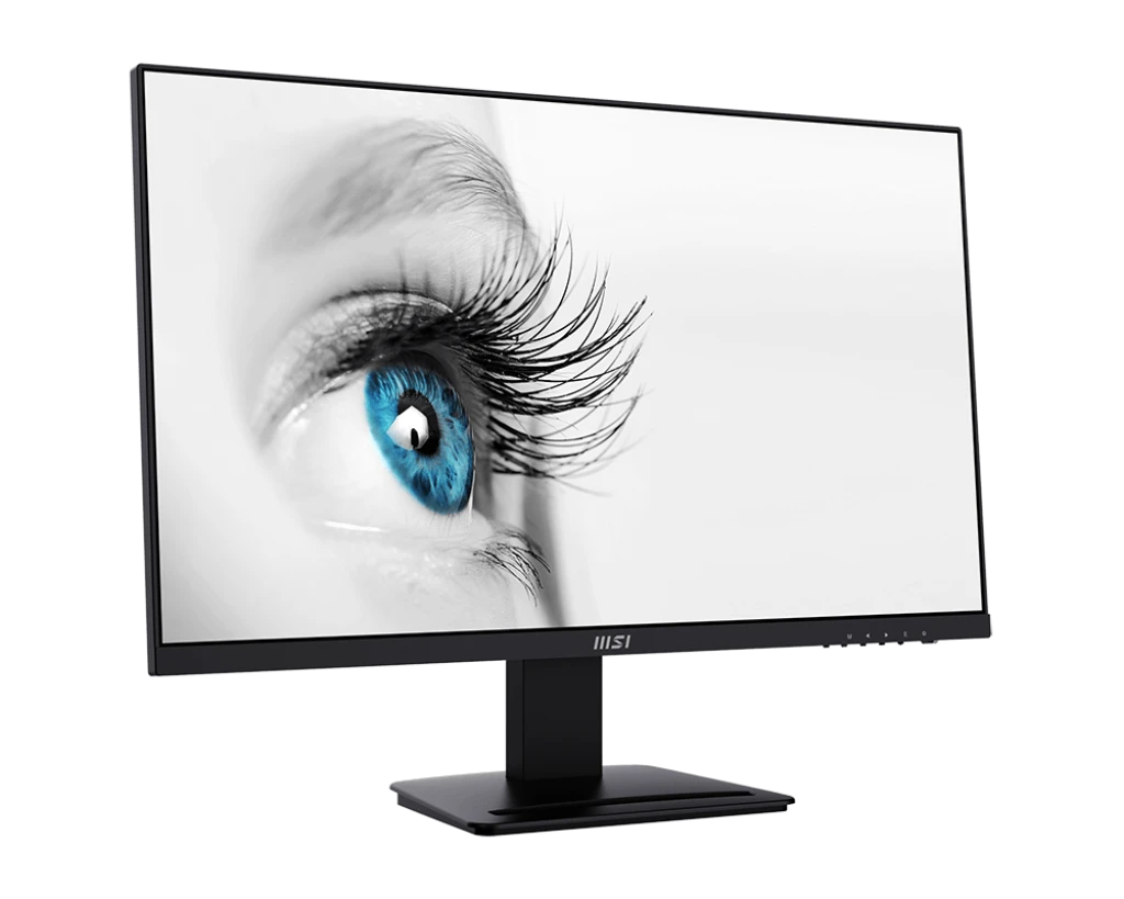 شاشة ألعاب MSI PRO MP273A مقاس 27 بوصة IPS 100HZ 1MS باللون الأسود