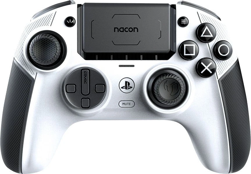 ناكون - وحدة تحكم لاسلكية Revolution 5 Pro لـ PS5 و PS4 و PC - بيضاء