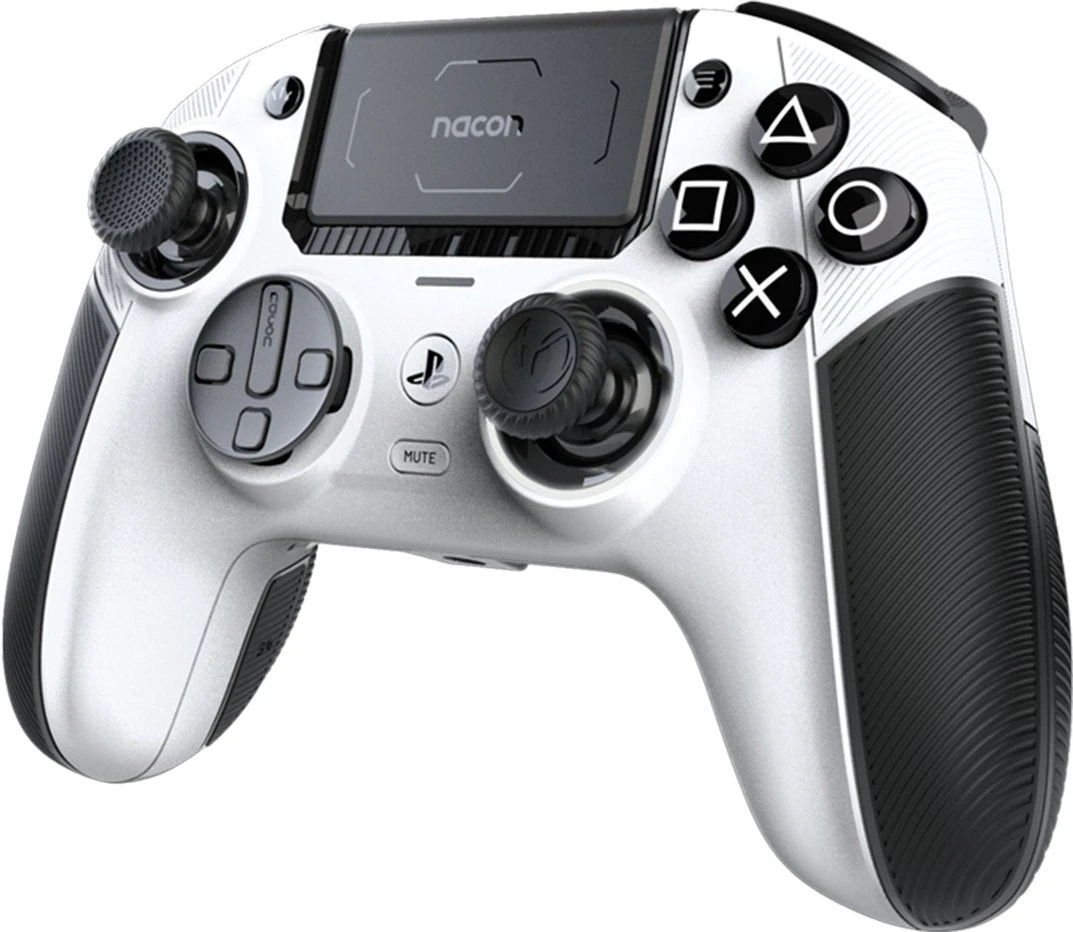 ناكون - وحدة تحكم لاسلكية Revolution 5 Pro لـ PS5 و PS4 و PC - بيضاء