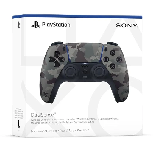 وحدة تحكم لاسلكية DualSense لجهاز PlayStation 5 - رمادي مموه (PS5)