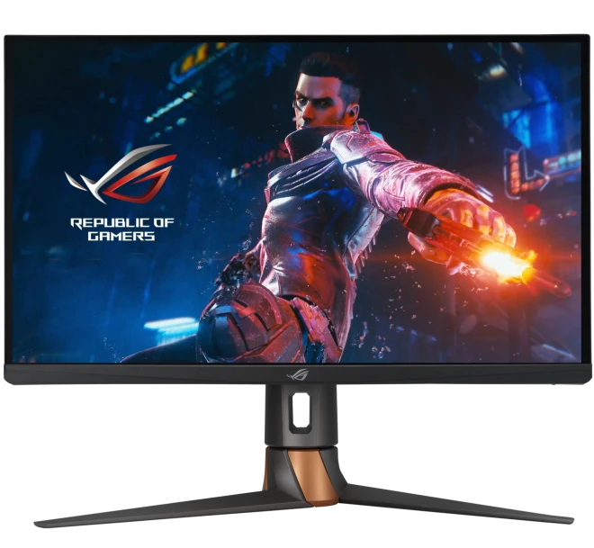 شاشة ألعاب Asus ROG Swift 360Hz PG27AQN NVIDIA® G-SYNC® esports مقاس 27 بوصة QHD (2560 × 1440)، NVIDIA® Reflex Analyzer، Ultrafast IPS، وضع مزدوج للرياضات الإلكترونية، 1 مللي ثانية (GTG)، DisplayHDR™ 