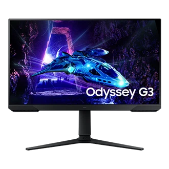 شاشة ألعاب مسطحة فاخرة Samsung Odyssey G3 (DG302) مقاس 27 بوصة FHD بمعدل تحديث 180 هرتز ووقت استجابة 1 مللي ثانية وHDR10 sRGB 95% وAMD FreeSync