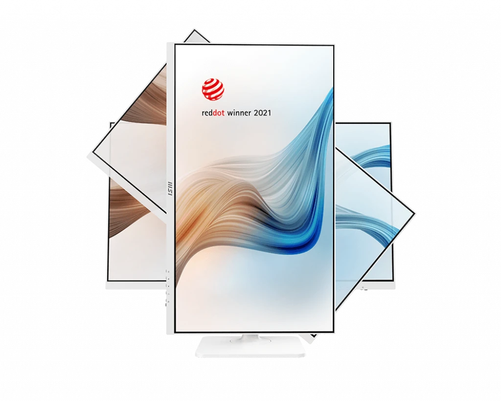 شاشة MSI Modern MD272OPW مقاس 27 بوصة بدقة 2K WQHD وتردد 75 هرتز IPS باللون الأبيض