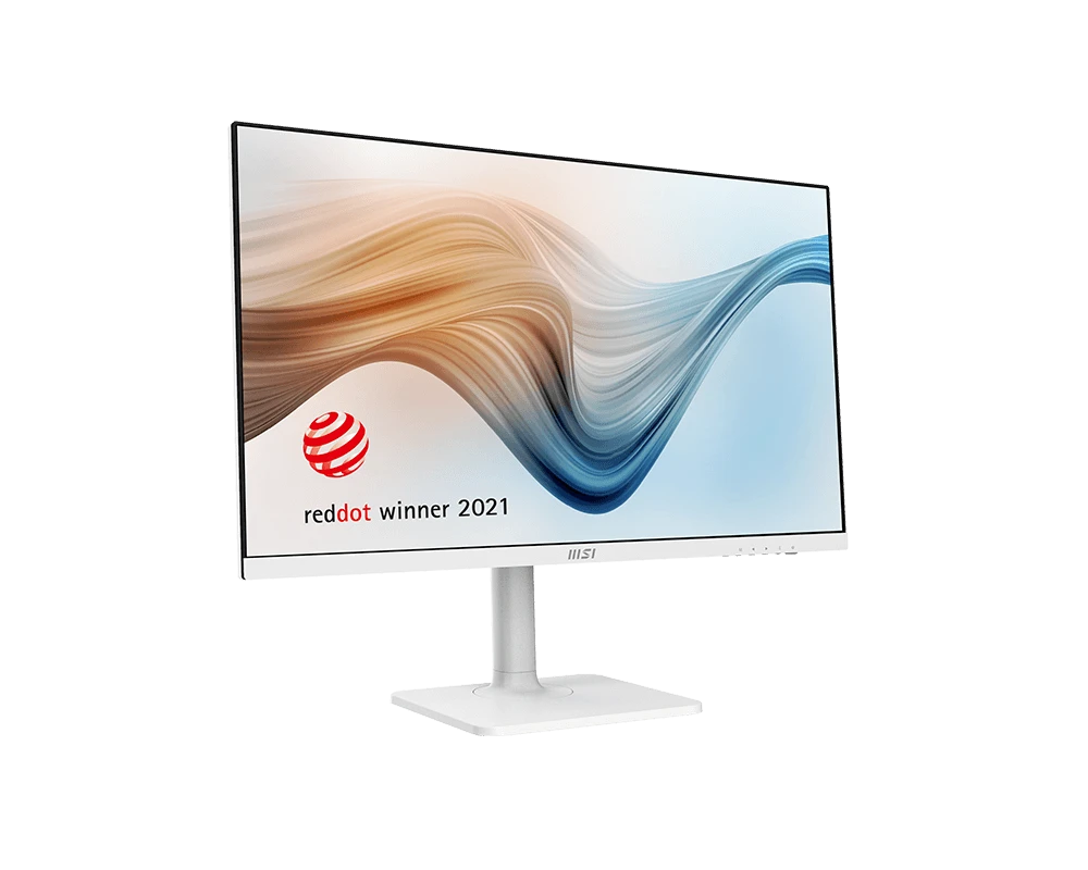 شاشة MSI Modern MD272OPW مقاس 27 بوصة بدقة 2K WQHD وتردد 75 هرتز IPS باللون الأبيض