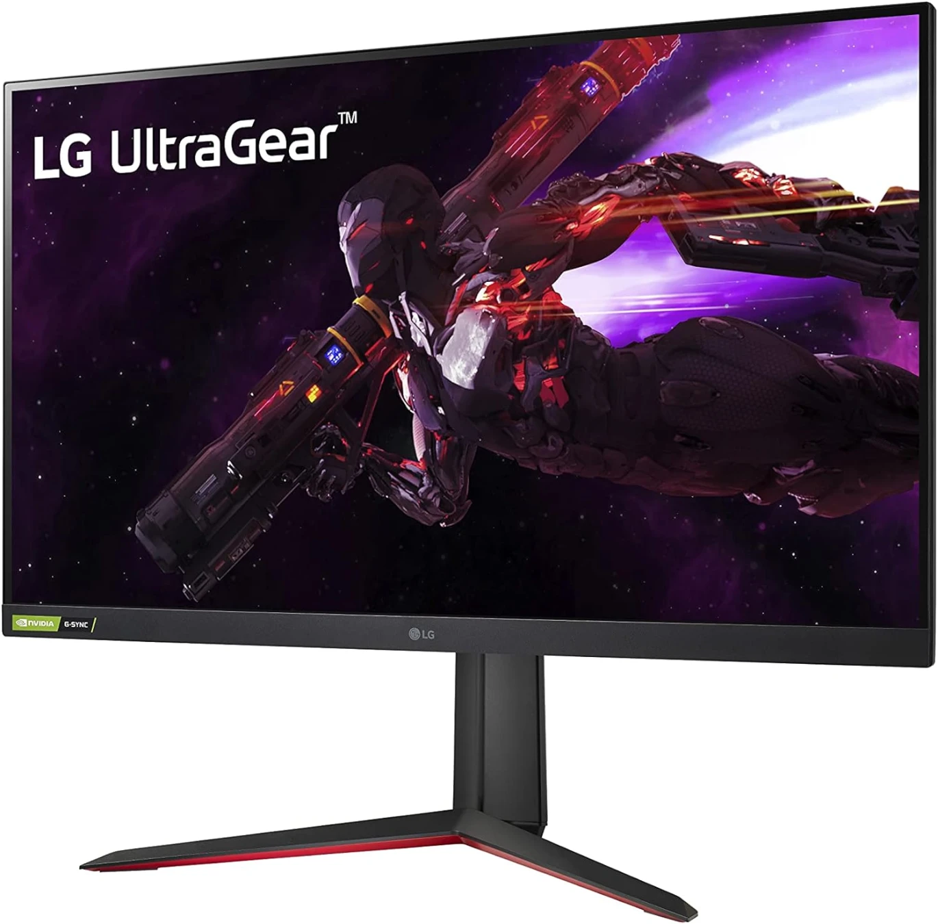 شاشة ألعاب LG 32GP850-B UltraGear مقاس 32 بوصة، 2K، Nano IPS، 165 هرتز، 1 مللي ثانية، G-Sync