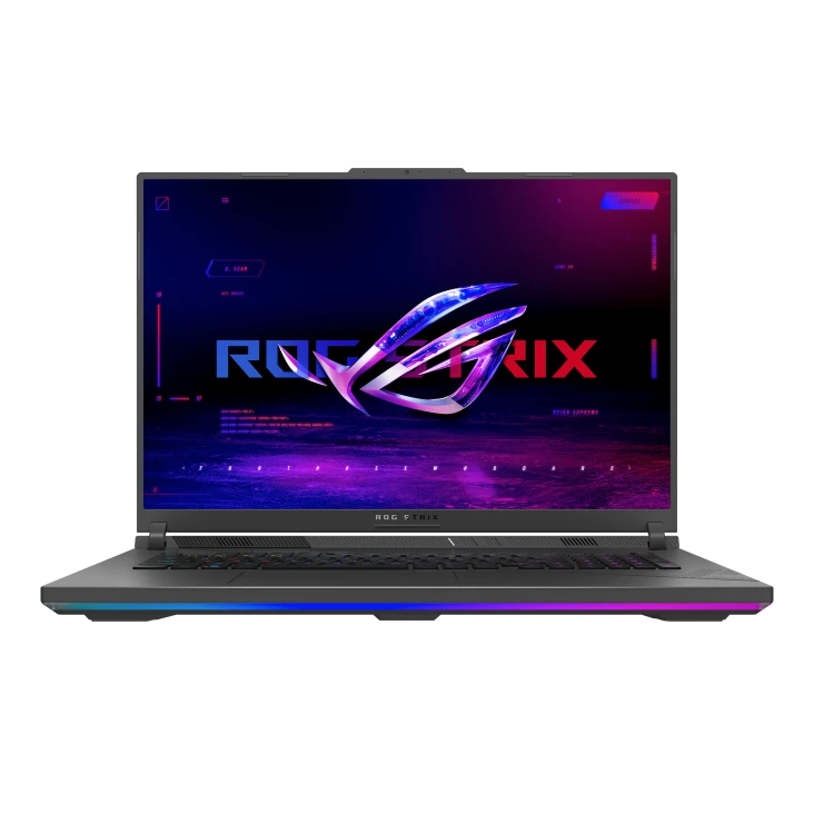 كمبيوتر محمول للألعاب ASUS ROG Strix G18، Intel® Core™ i9-14900HX، RTX 4070 8GB DDR6، 18 بوصة 2.5K، 240 هرتز - Eclipse Grey
