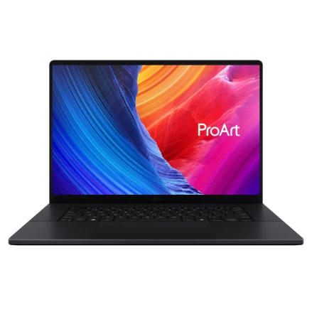 ASUS ProArt P16 معالج AMD Ryzen™ AI 9 HX 370 وحدة معالجة عصبية XDNA™ تصل إلى 50TOPS NVIDIA GeForce RTX 4070 8GB GDDR6 16" 4K OLED 500nits HDR Touch - Nano Black
