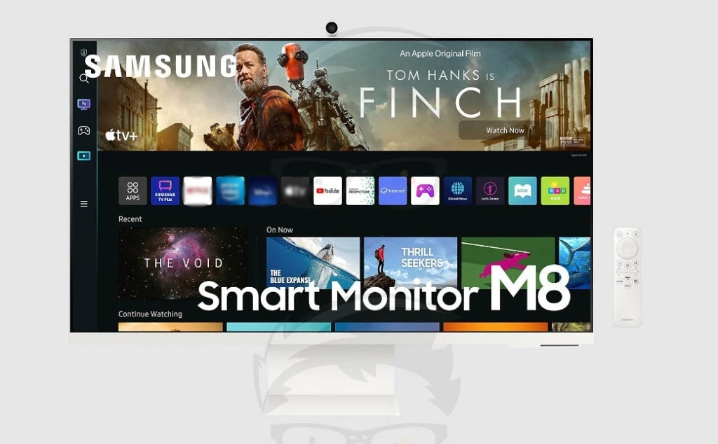 شاشة Samsung M8 (M801) الذكية 32 بوصة بدقة 4K UHD، نظام التشغيل Tizen™ Flat VA، معدل تحديث 60 هرتز للأعمال
