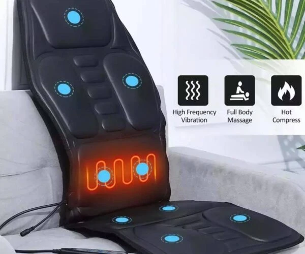 Vibration and heat massage chair