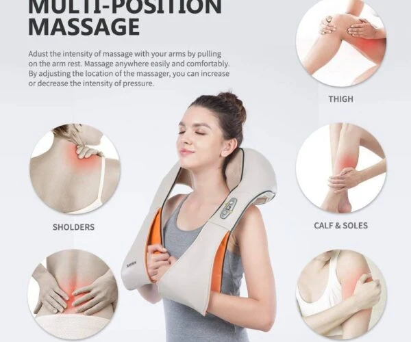 Neck, shoulder and back massager