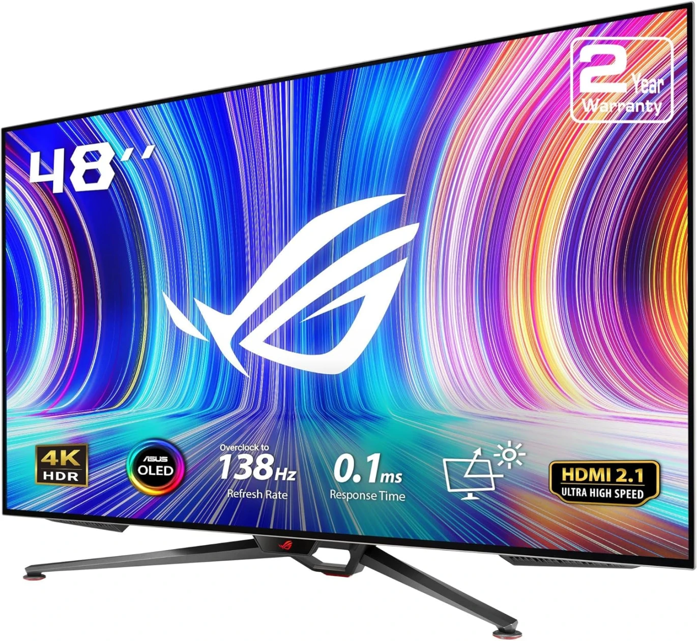 ASUS ROG Swift OLED PG48UQ 48" 4K, OLED, 138Hz (overclocked), 0.1 ms , G-SYNC GAMING MONITOR