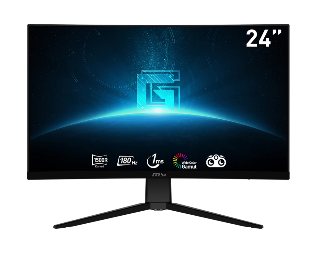 شاشة ألعاب MSI G2422C مقاس 24 بوصة VA 1920 × 1080 (FHD) منحنية 1500R 180Hz