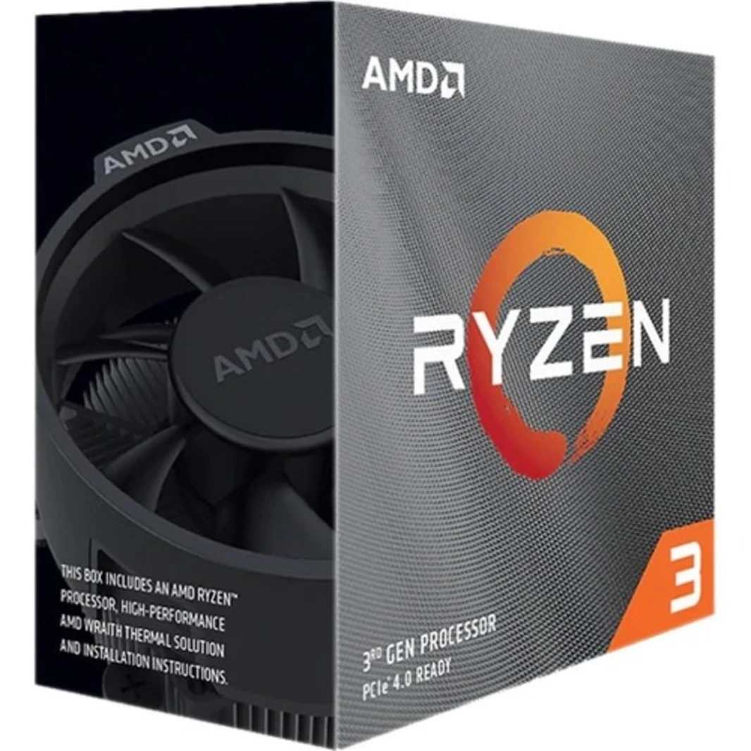 معالج سطح المكتب AMD Ryzen 3 3100 بسرعة 3.6 جيجاهرتز