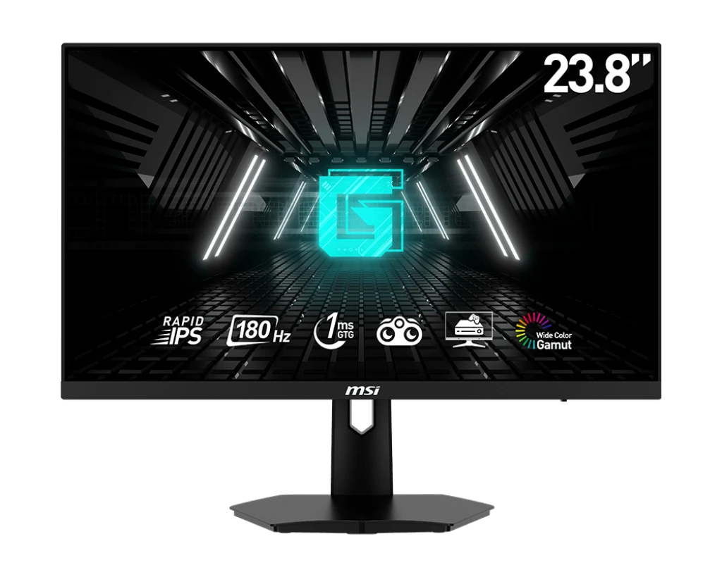 MSI  G244F Flat, 24" FHD, 180Hz, 1ms IPS Black Gaming Monitor
