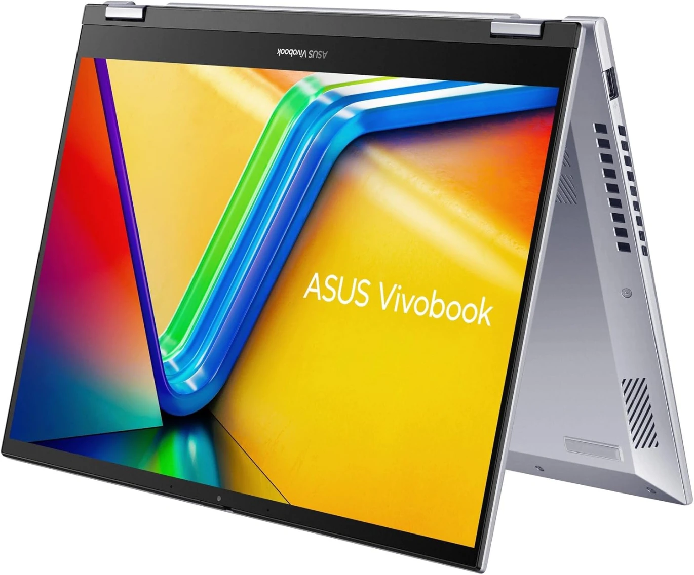 كمبيوتر محمول ASUS Vivobook S 14 Flip (TP3402VA-LZ137W) Intel Core i5-13500H Touch 8GB DDR4, 512GB M.2, 14.0" - فضي رائع