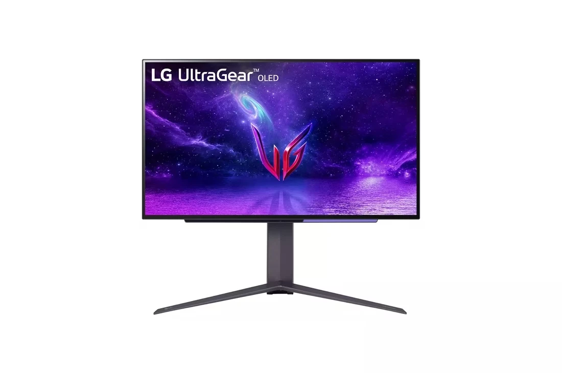 شاشة LG 27GR95QE-B UltraGear™ OLED مقاس 27 بوصة بدقة 2K وتردد 240 هرتز ووقت استجابة 0.03 مللي ثانية وتقنية G-SYNC GAMING MINTOR