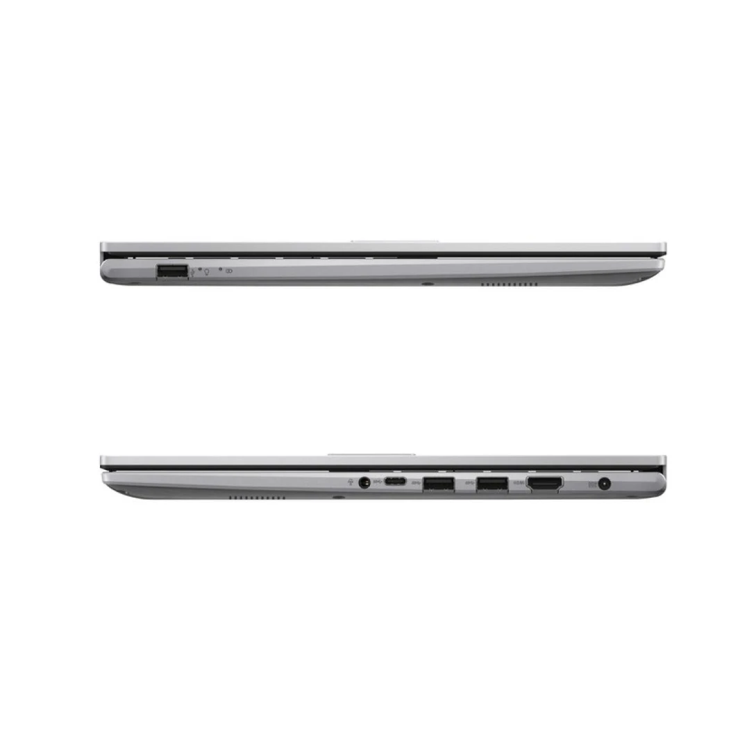 ASUS Vivobook 15 X1504VA-NJ380 |Intel i5-1335U , 8GB DDR4/ 512GB SSD - كمبيوتر محمول فضي رائع