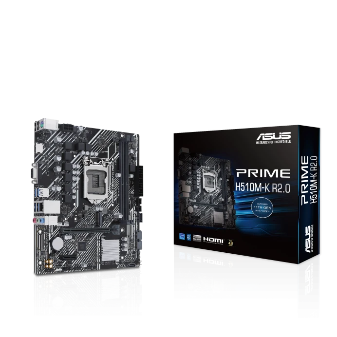 ASUS PRIME H510M-K R2.0 LGA 1200 mATX Motherboard Intel