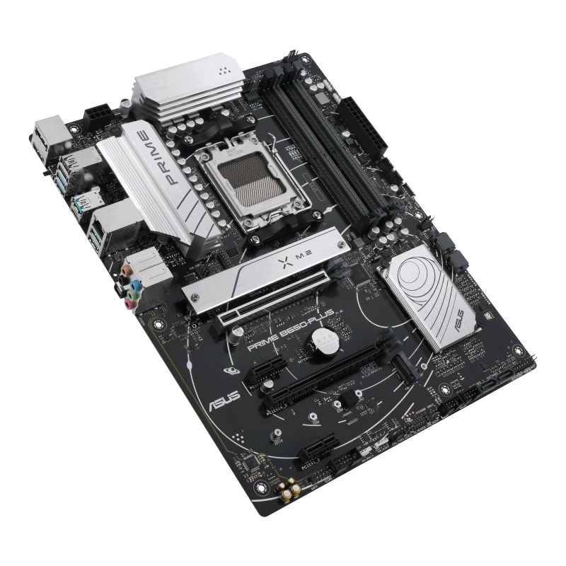 لوحة أم ASUS PRIME B650-PLUS ATX، مقبس AM5، شريحة AMD B650، 4 × 2 قناة DDR5