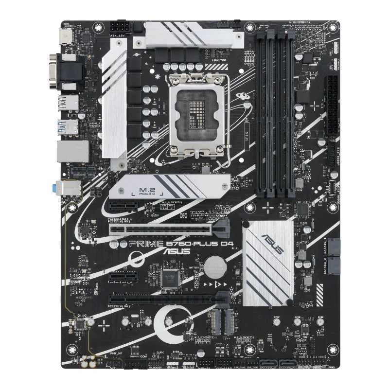 لوحة أم ASUS PRIME B760-PLUS D4 LGA1700 ATX، شريحة Intel B760، 4xDDR4