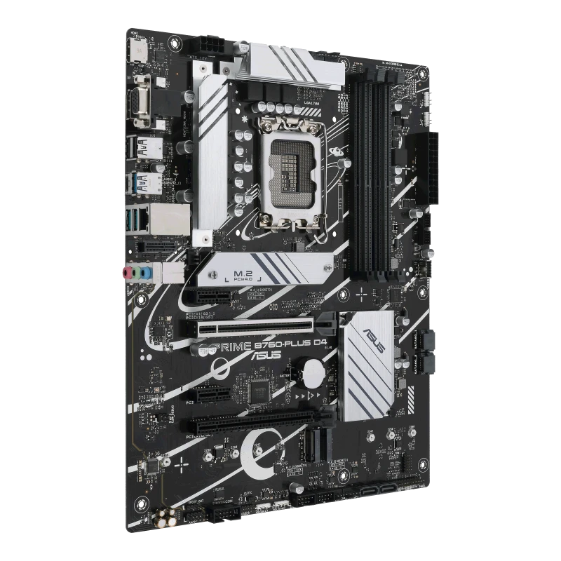 لوحة أم ASUS PRIME B760-PLUS D4 LGA1700 ATX، شريحة Intel B760، 4xDDR4
