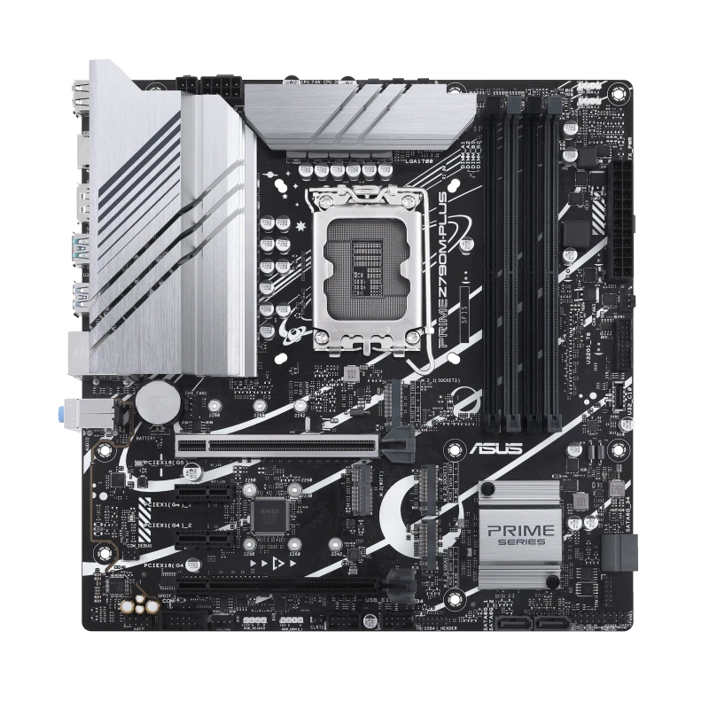 لوحة أم ASUS PRIME Z790M-Plus mATX، مقبس LGA1700، 4x DIMM DDR5