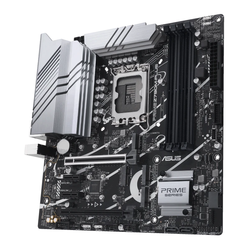 لوحة أم ASUS PRIME Z790M-Plus mATX، مقبس LGA1700، 4x DIMM DDR5