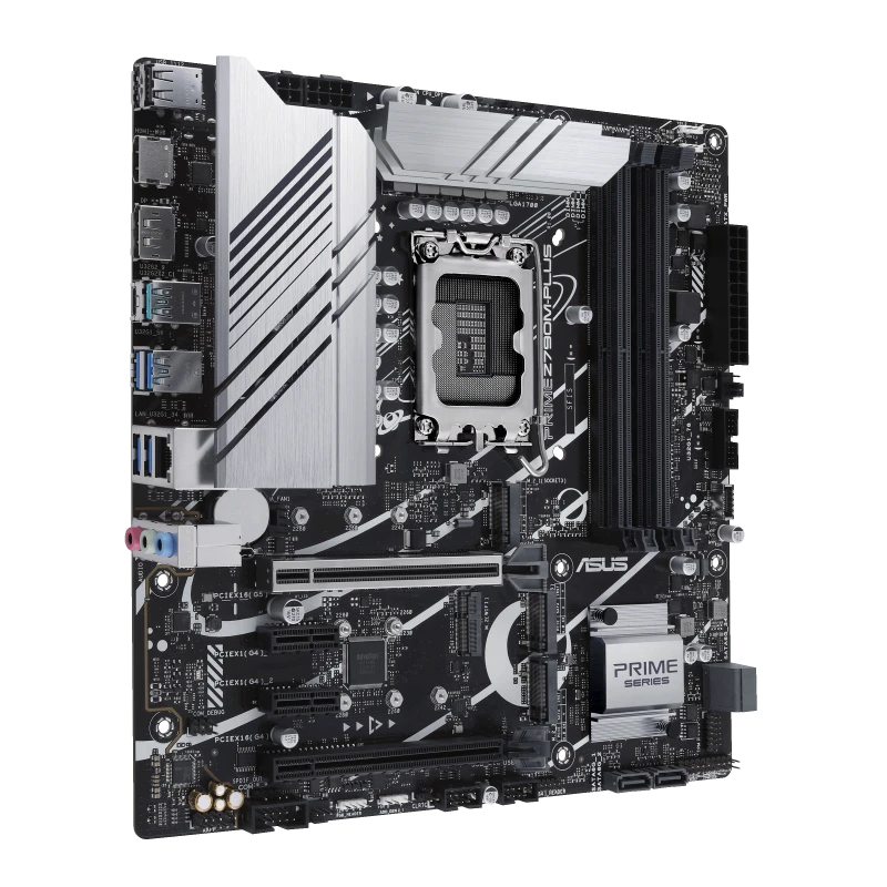 لوحة أم ASUS PRIME Z790M-Plus mATX، مقبس LGA1700، 4x DIMM DDR5