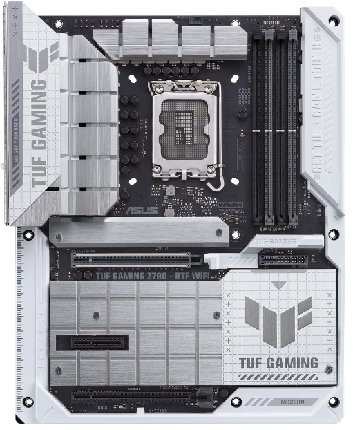 لوحة أم ASUS TUF Gaming Z790-BTF WIFI LGA 1700 ATX Intel 4x DDR5 باللون الأبيض