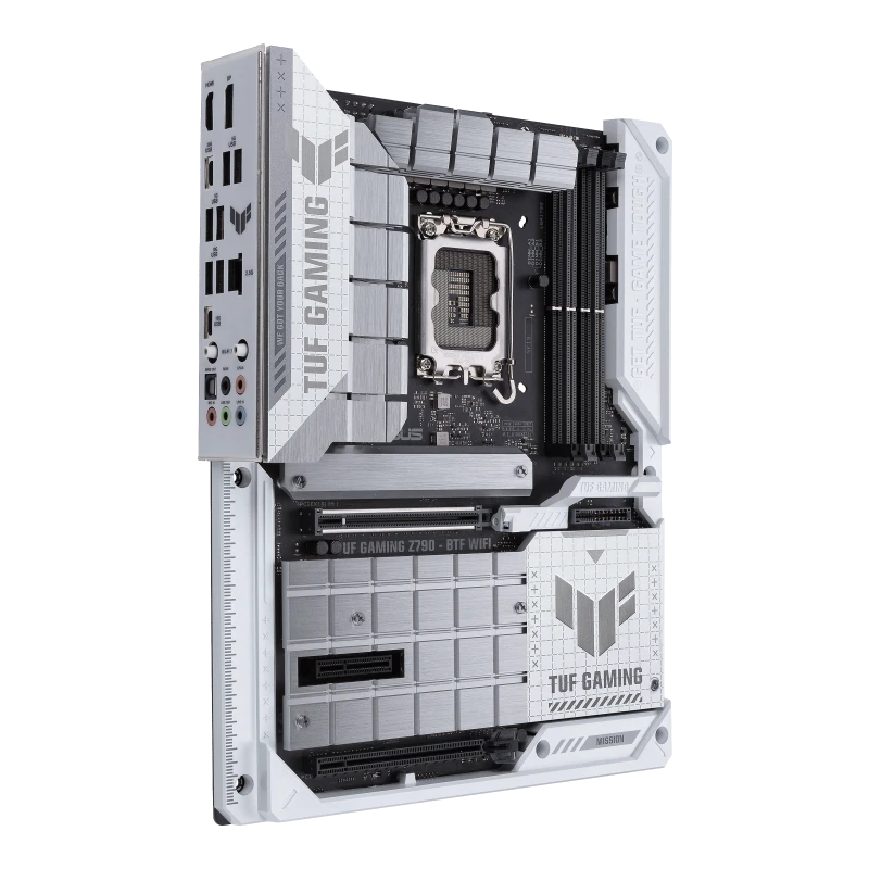 لوحة أم ASUS TUF Gaming Z790-BTF WIFI LGA 1700 ATX Intel 4x DDR5 باللون الأبيض