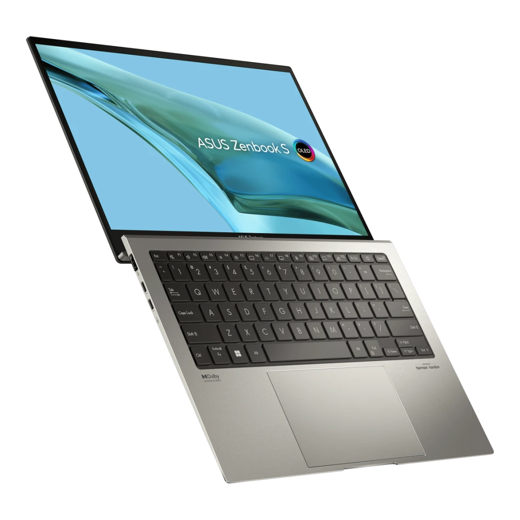 كمبيوتر محمول ASUS Zenbook s13 13.3 2.8K OLED Core i7 13th UX5304VA Basalt Grey Aluminum