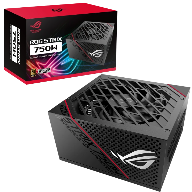 مزود الطاقة Asus ROG STRIX 750G Gold Plus 750W المزود بوحدات كاملة