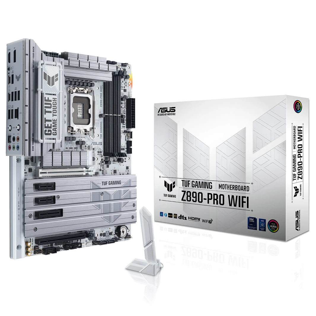 لوحة أم للألعاب ASUS TUF Gaming Z890-PRO WiFi LGA 1851 ATX، Intel Core Ultra Series 2 Ready Advanced AI PC-Ready