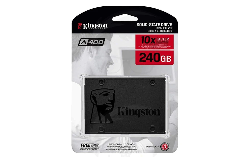 كينجستون A400 SSD سعة 240 جيجابايت SATA 3